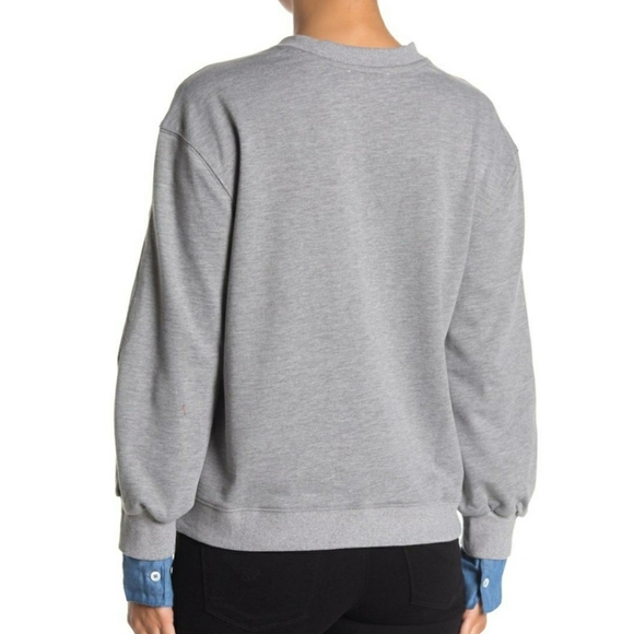 CURRENT AIR Anthro Chic Zodiac Sweatshirt Top - Picture 8 of 9